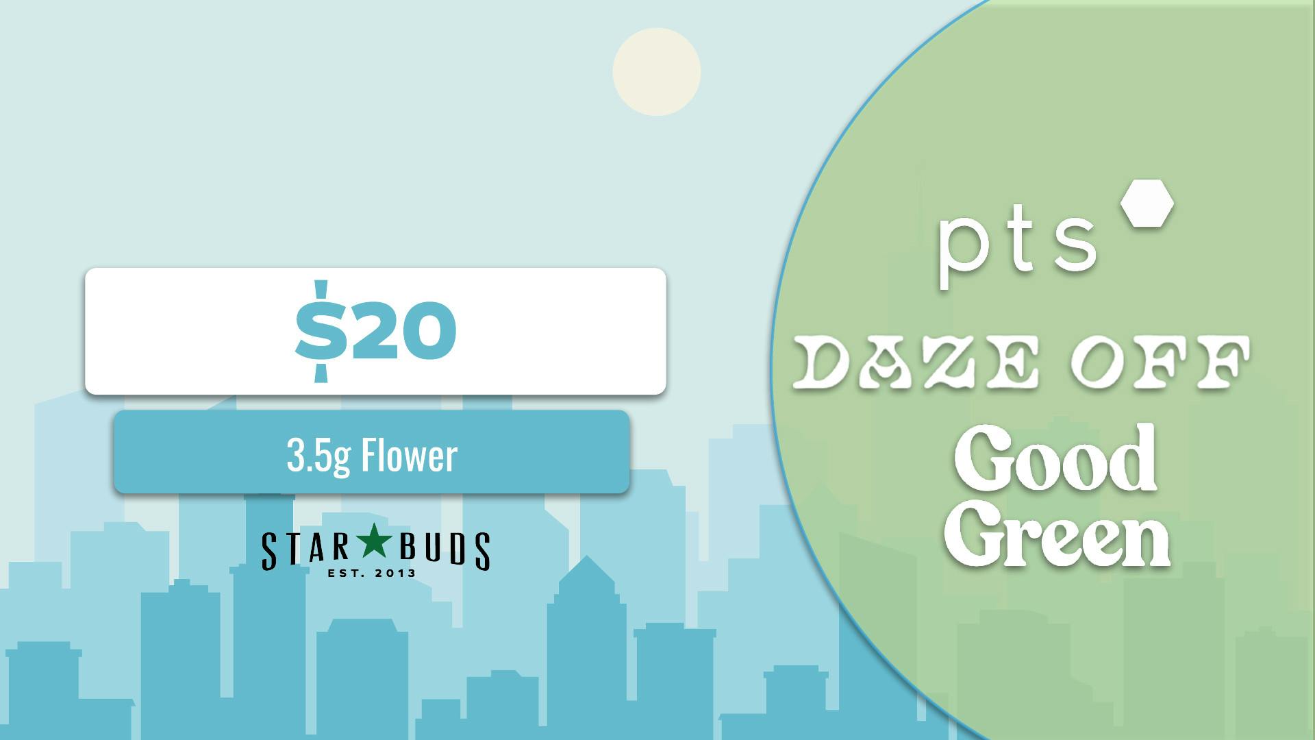 $20 3.5g Flower - Star Buds Cannabis Dispensaries Cannabis